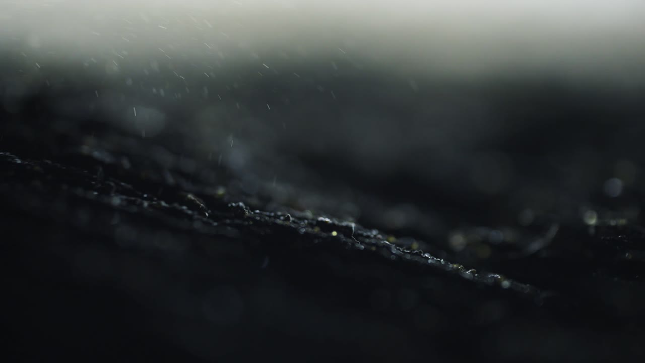 Volcanic Black Sand Particles Moving With Magnetic Field
