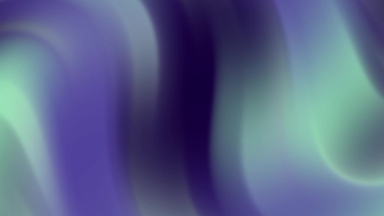 Abstract Swirling Purple and Green Gradient Background