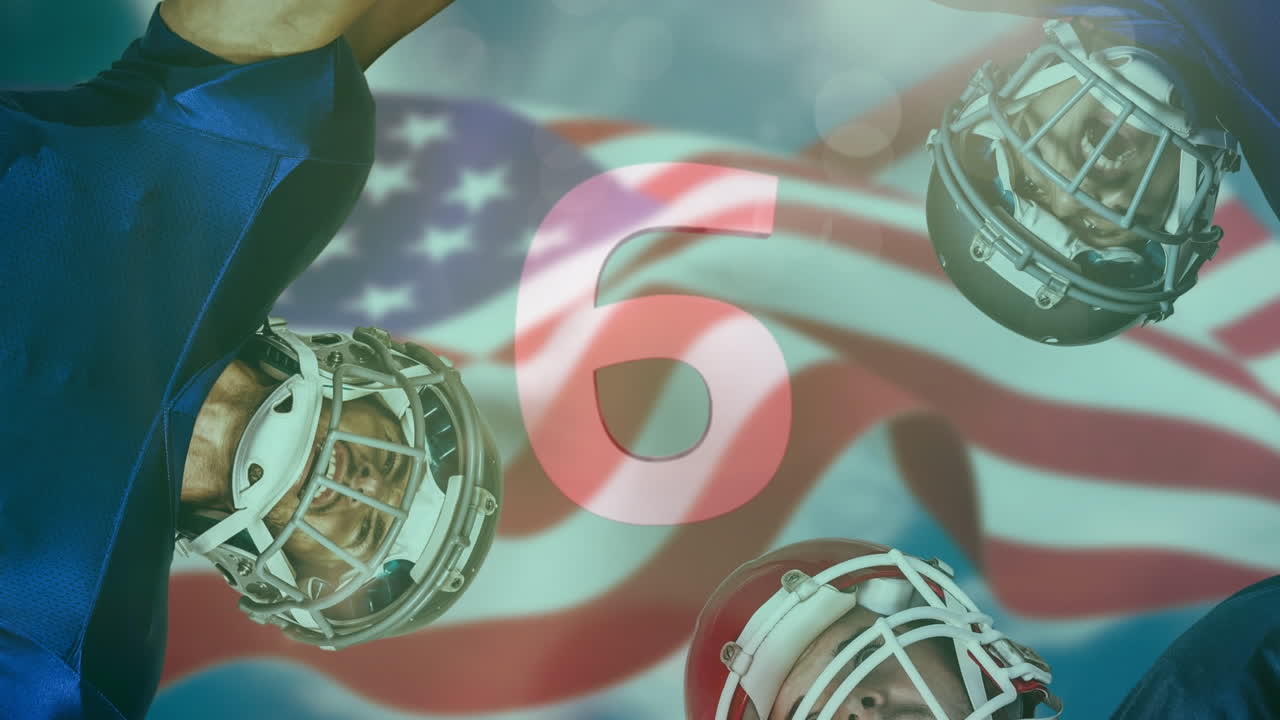 야구 선수와 미국  ⁇ 발 4k에 대한 카운트다운