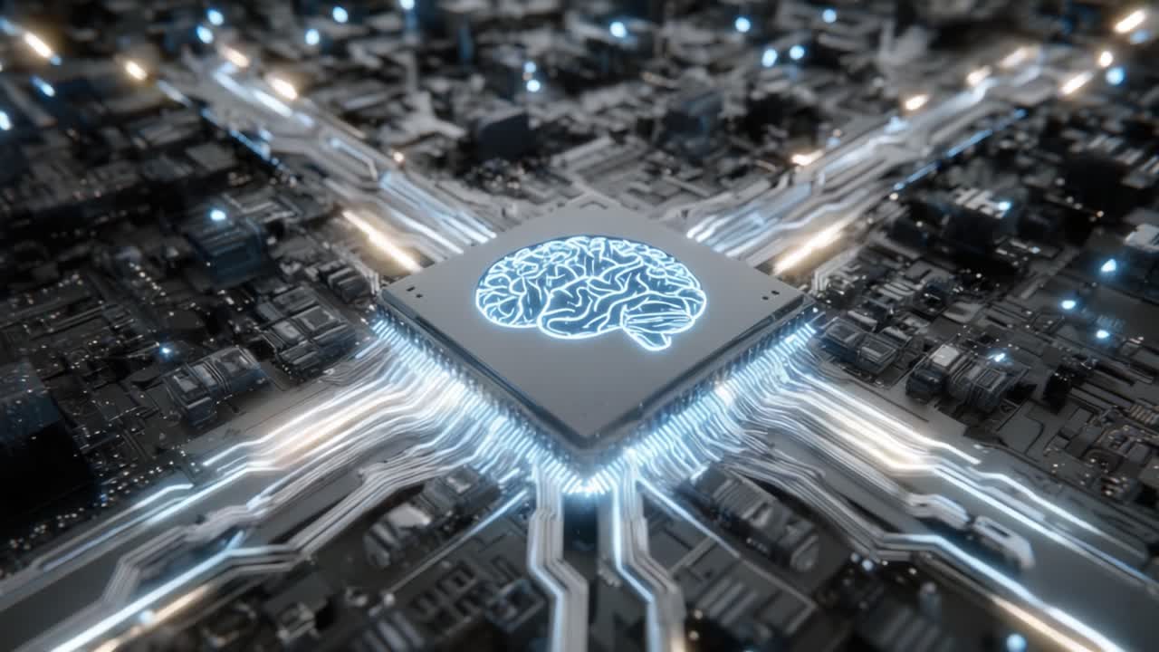 Exploring the Intersection of Technology and Intelligence: A Close-Up on a Microchip Designed for Neural Processing and Advanced Computational Tasks