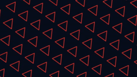 rainbow triangles pattern in dark space