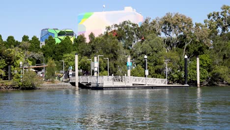 boat approaching and docking at canal pier