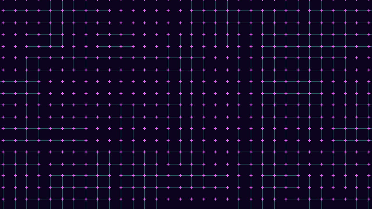 青い点のパターンを持つチェッカーボードのグリッド