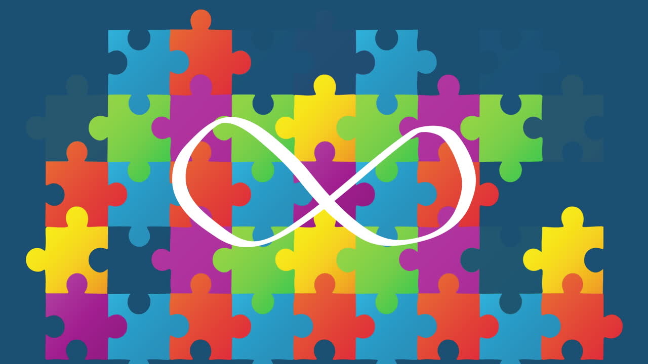 해군 배경에 다채로운 퍼즐을 통해 영원의 애니메이션