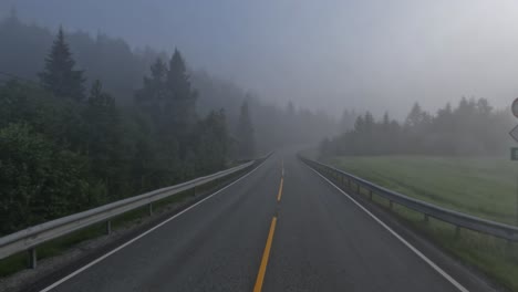 Fog-on-a-Norway-road.-POV-car-trip.-Vehicle-point-of-view-Driving-a-Car-on-a-Road-in-Norway.