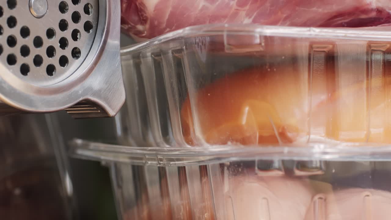 Preparing Meat and Chicken in the Kitchen