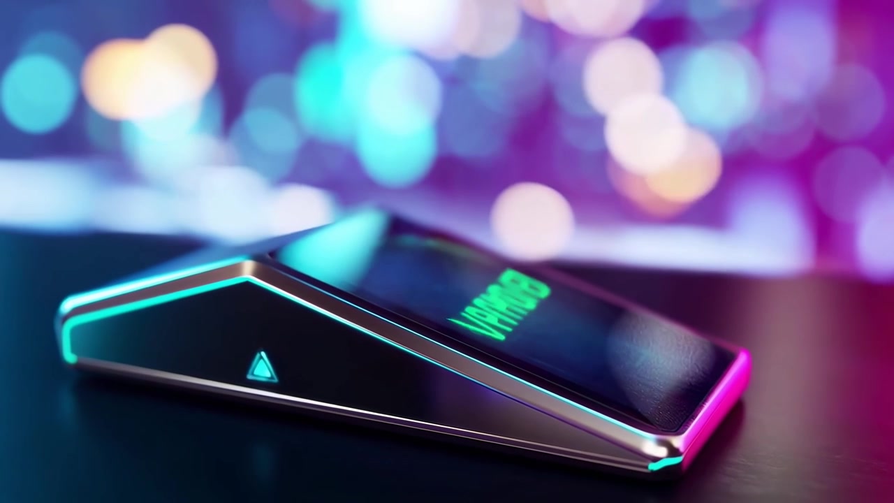 Pagamento contactless sicuro su un terminale futuristico con display IoT olografico