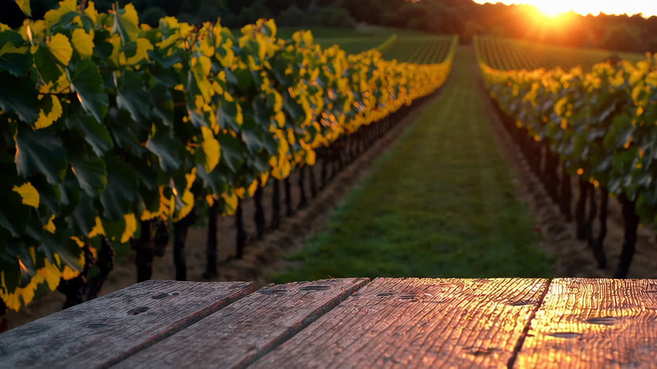 Vineyard Sunset Table