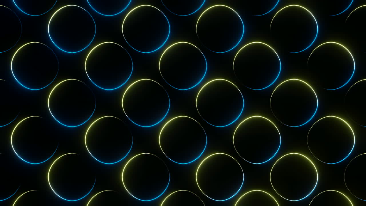 fondo con patrón de círculo de neón