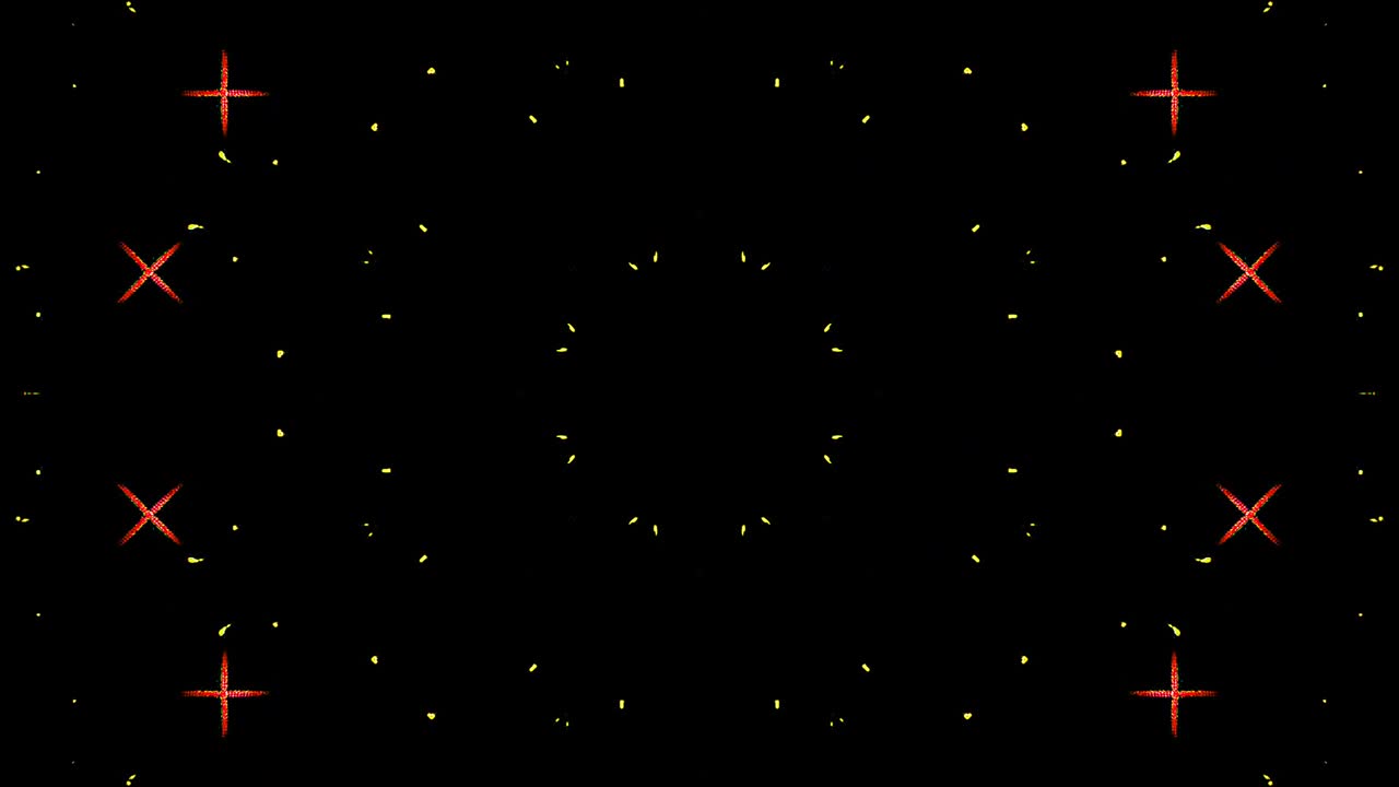 아름답고 추상적인 칼레도스코프, 빛나는 빛, 미묘한 움직임을 조절하는 빛.