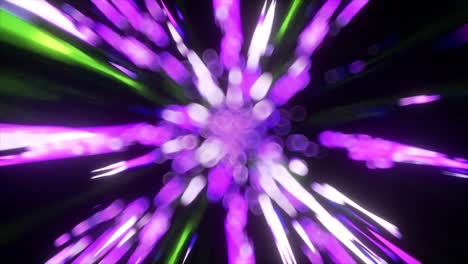 explosión abstractamente colorida