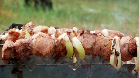 barbacoa de carne deliciosa bbq 4k
