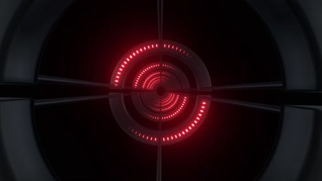 el túnel de neón futurista