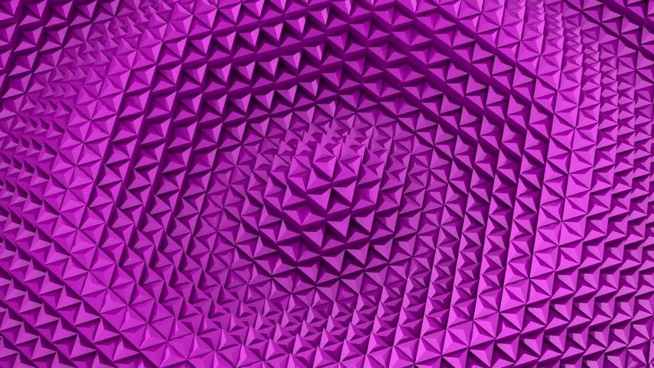 los triángulos formaron una onda