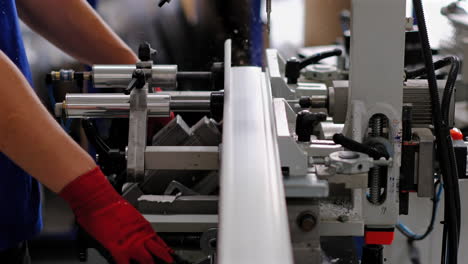 hands-on pvc window frame production process