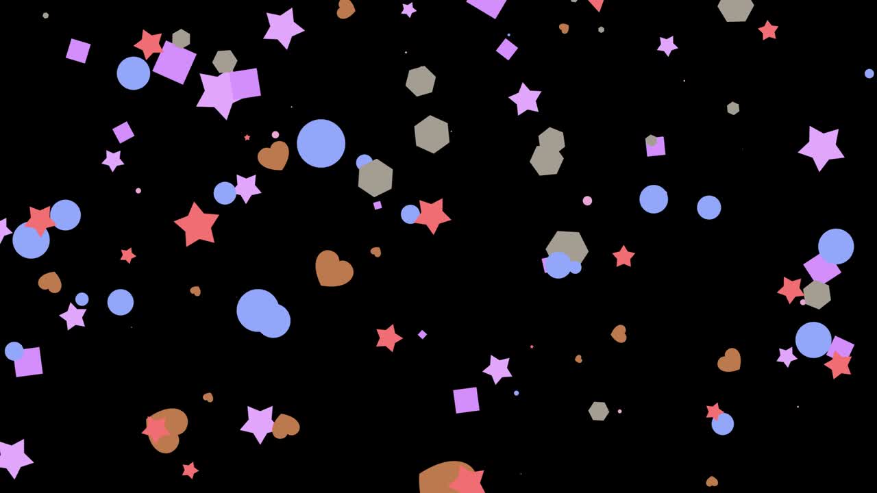 fondo del efecto abstracto de la partícula pop