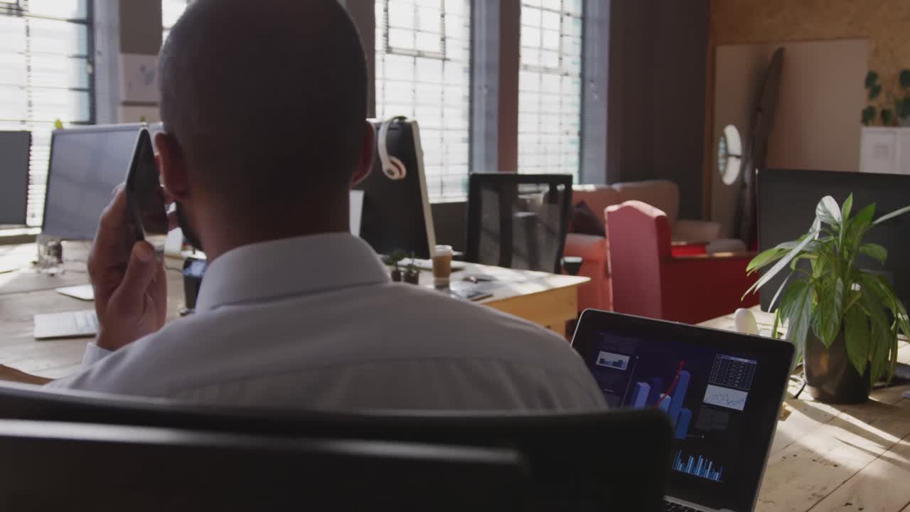 Young creative professionals working in a modern office