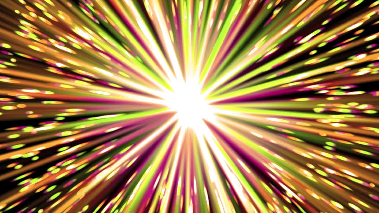 rayo de luz del sol bucle gráfico vj