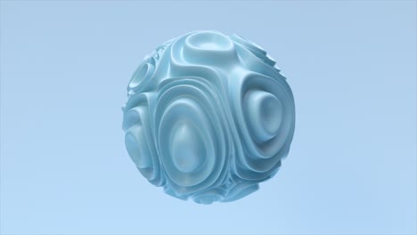 esfera azul abstracta
