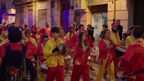 chinese new year parade at night