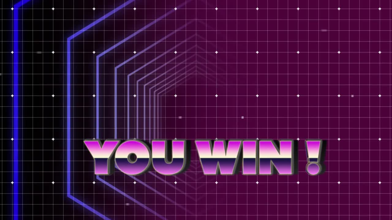 texto de inicio y fondo futurista