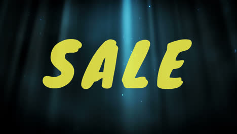 yellow sale text