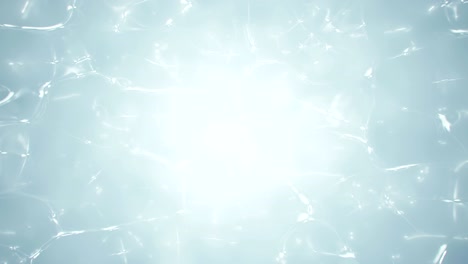 flujo dinámico de fluido blanco 3d render animación de bucle sin costuras