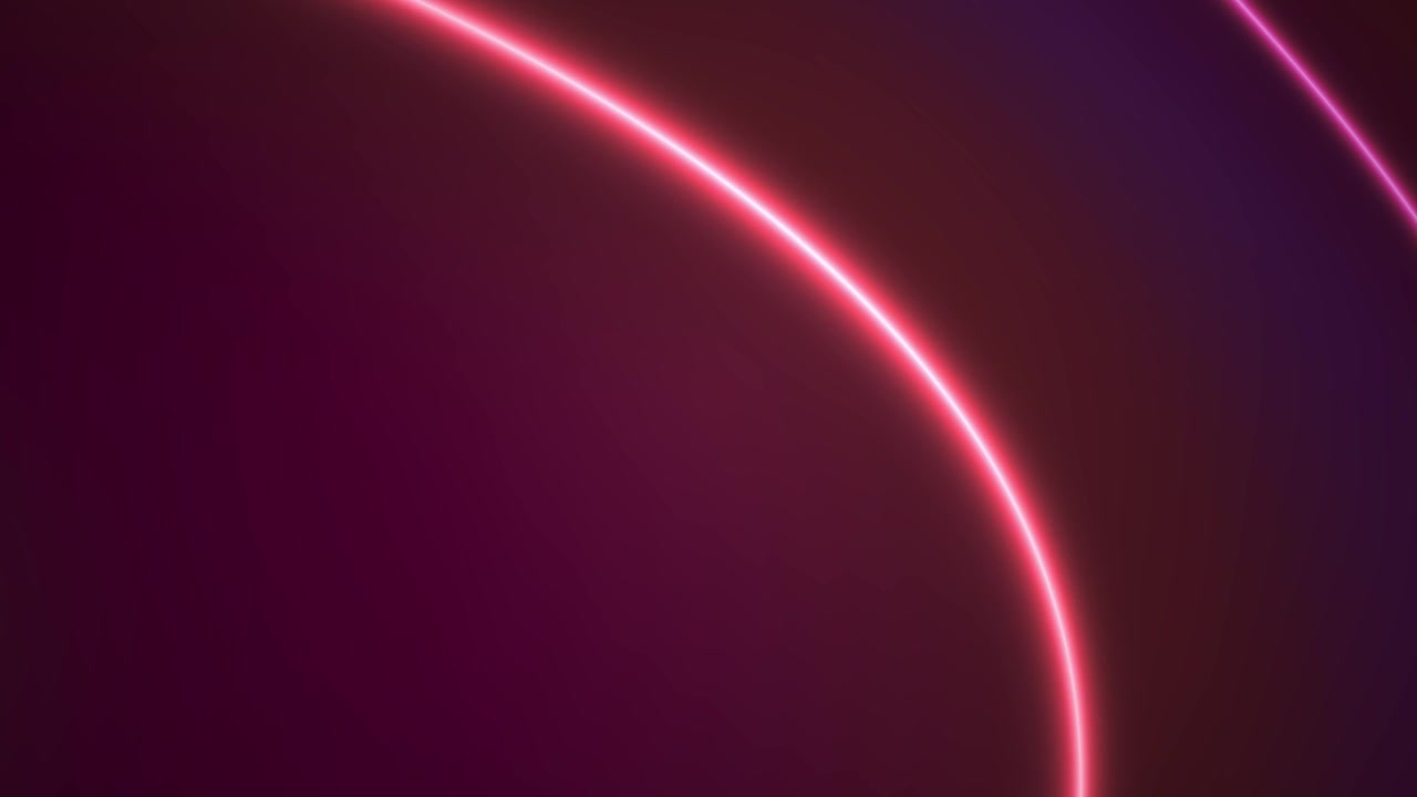 Dynamic Pink and Purple Neon Light Trails Animation