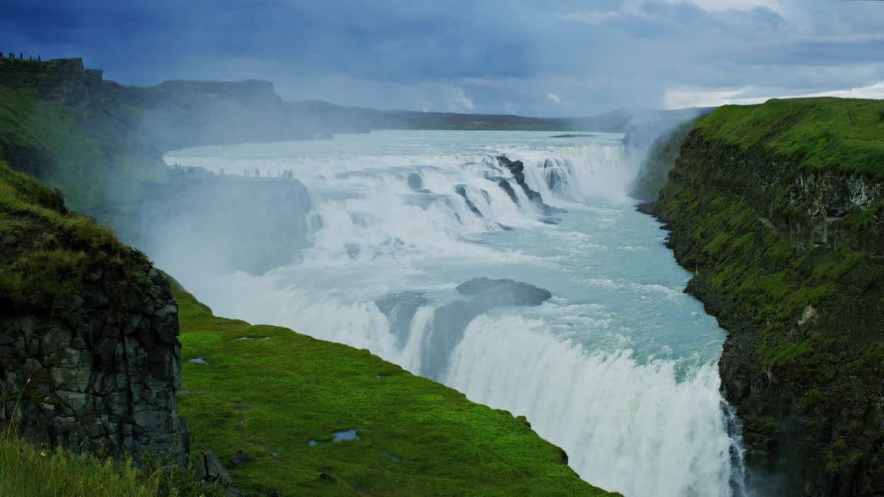 cascada de gullfoss en islandia