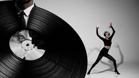 dancing to vinyl