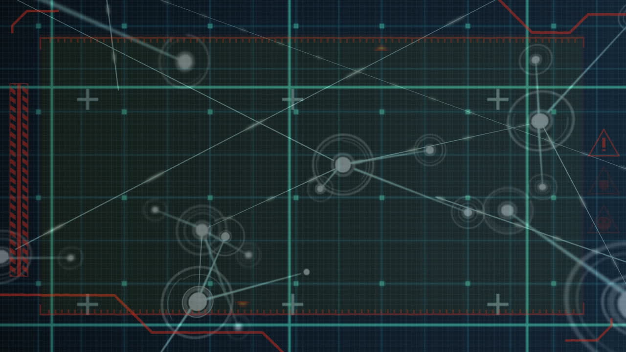 Animation of data processing with grid