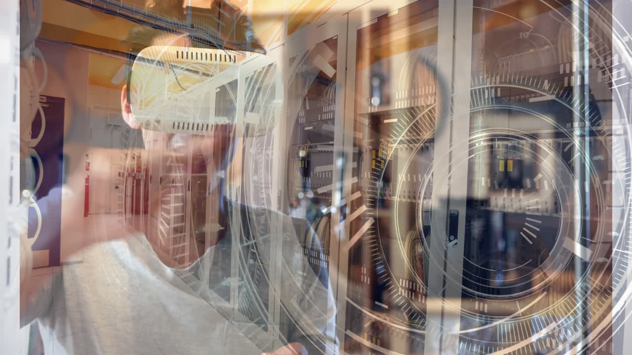 서버 을 통해 미래의 디지털 인터페이스와 상호 작용하는 손