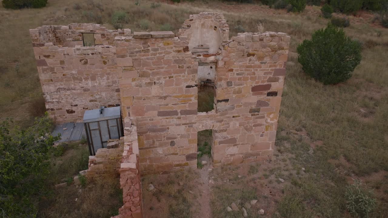 Ruins in Mills Canyon, New Mexico evoke history and solitude