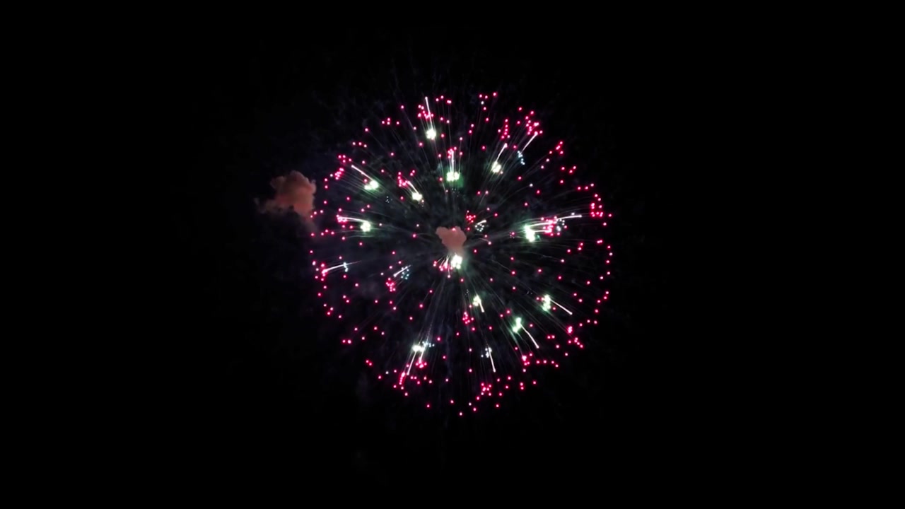 Fireworks display explosions night sky birthday anniversary celebration holiday new year event