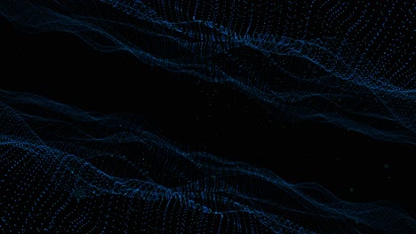 digital cyber space wave matrix interface particles cyberspace technology connection futuristic sci