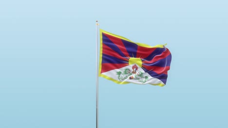 bandera del tibet con el alfa