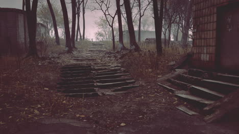 Pripyat-Stadtansicht-Der-Sperrzone-In-Der-Nähe-Des-Kernkraftwerks-Tschernobyl