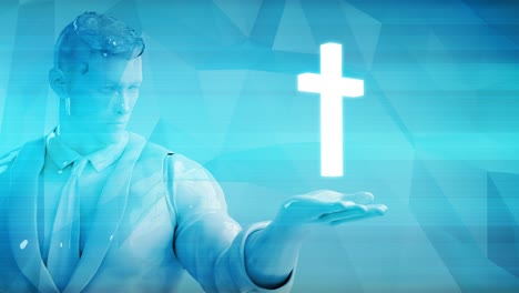 christian faith as a religion of hope with cross