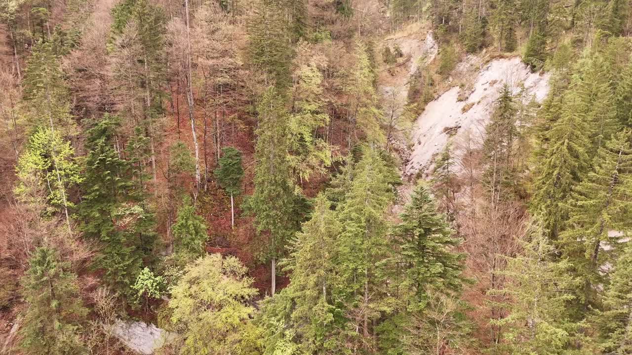 hermosa vista de la cascada de konigssee cerca de la ciudad de berchtesgaden en los alpes de baviera, alemania