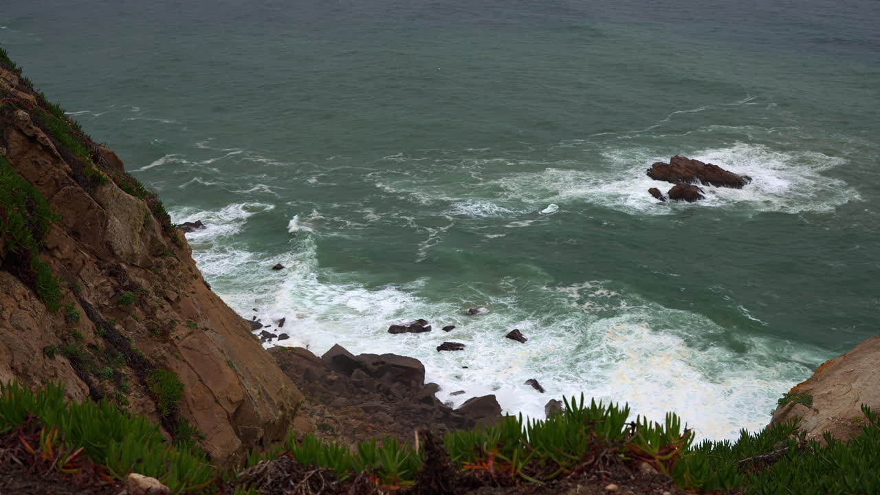 Coastal Cliffs and Waves at Cape Point