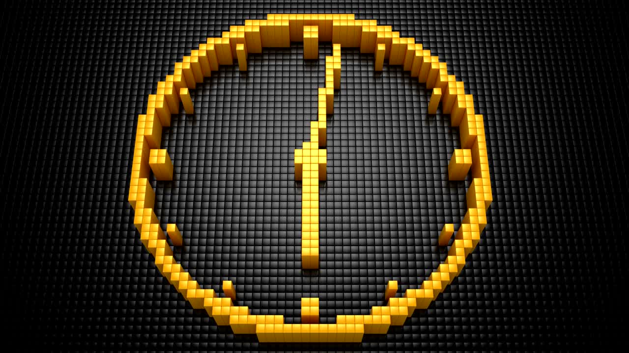 las cajas formaban un reloj