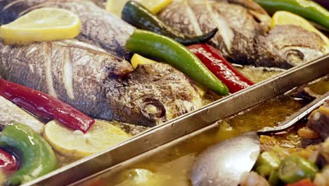 baked fish with vegetables
