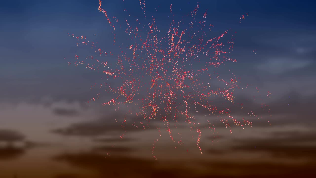 하늘에 불꽃놀이