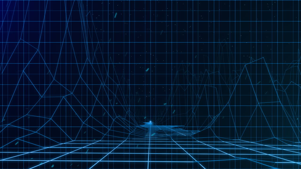 animación de un mapa topográfico en 3d