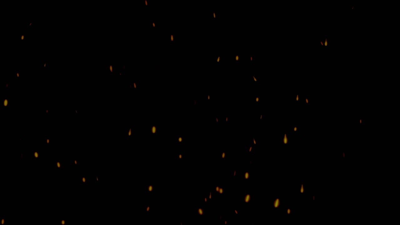 Animated Fire Background with Flames and Particles Fiery Effects, Burning Animation, Heat, Energy Visual