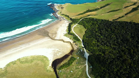 parakanui bay vast landscape of the sea and ocean