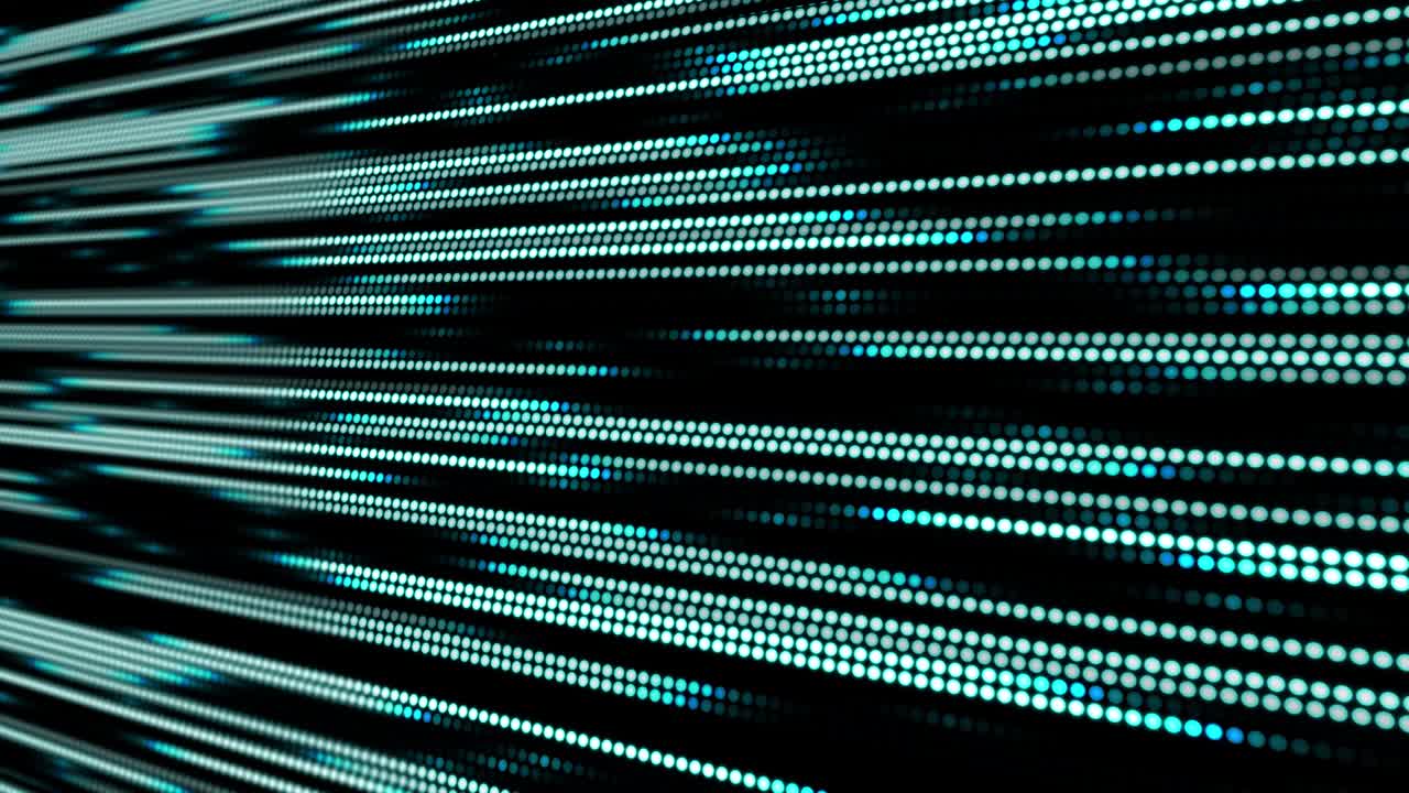 Dot animation Cyber line Motion graphics