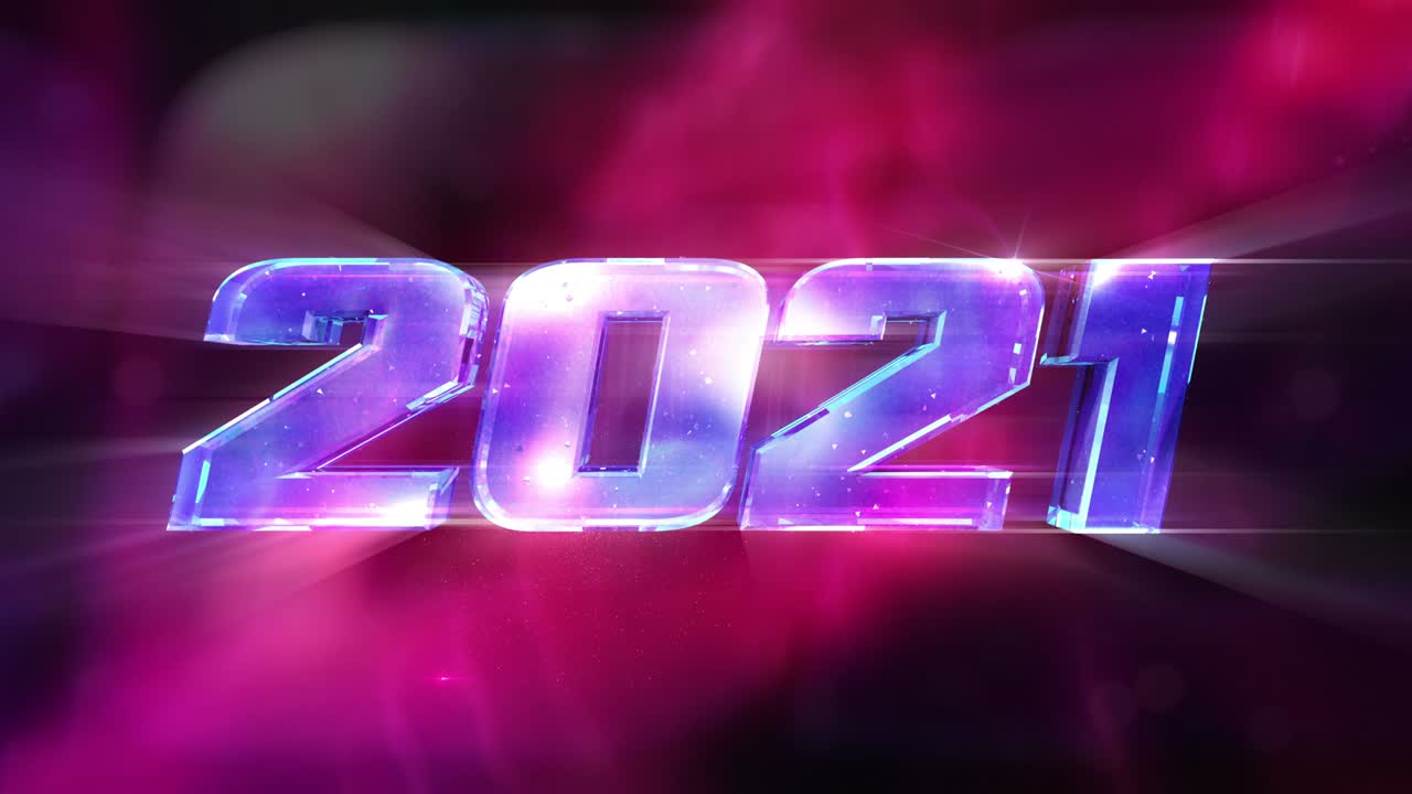 New Year 2021 Loopable Background in 4K