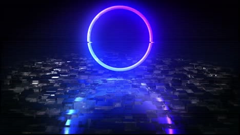 el portal en forma de círculo