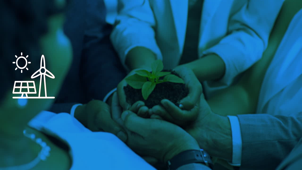 trabajo en equipo para un futuro sostenible: energía renovable y responsabilidad ambiental